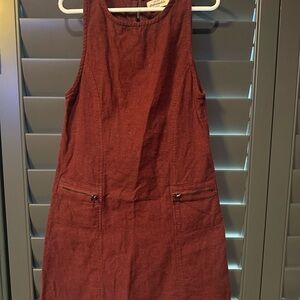 Abercrombie Kids maroon jumper dress